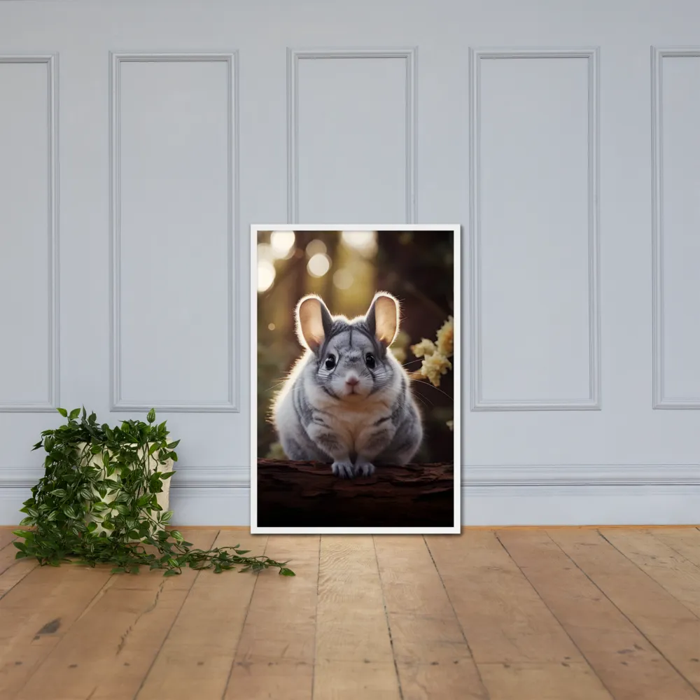 Curious Chinchilla in the Forest