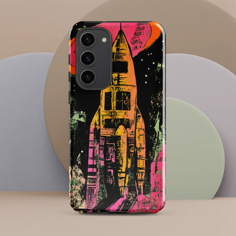 Cosmic Voyage: A Surreal Rocket Adventure