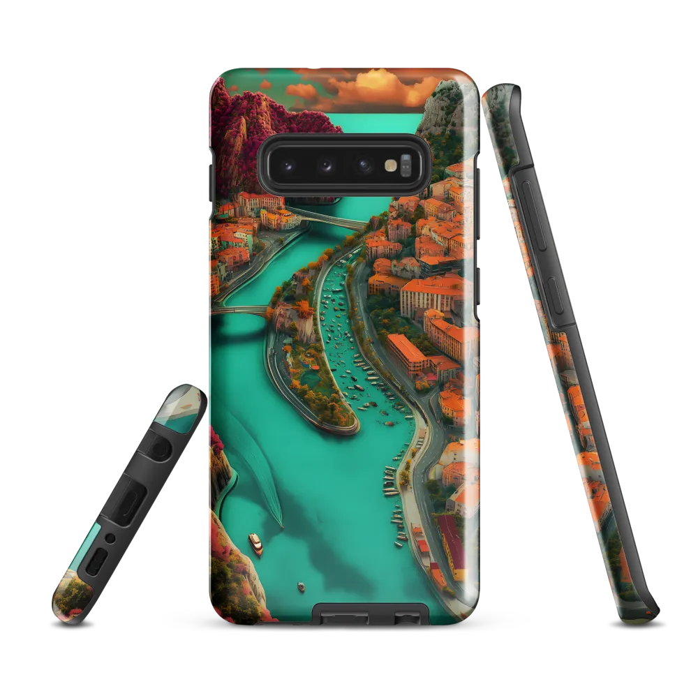 Harmonies of Color: A Surreal Landscape | Phone Case |  S10 Plus | Tough Case | Glossy