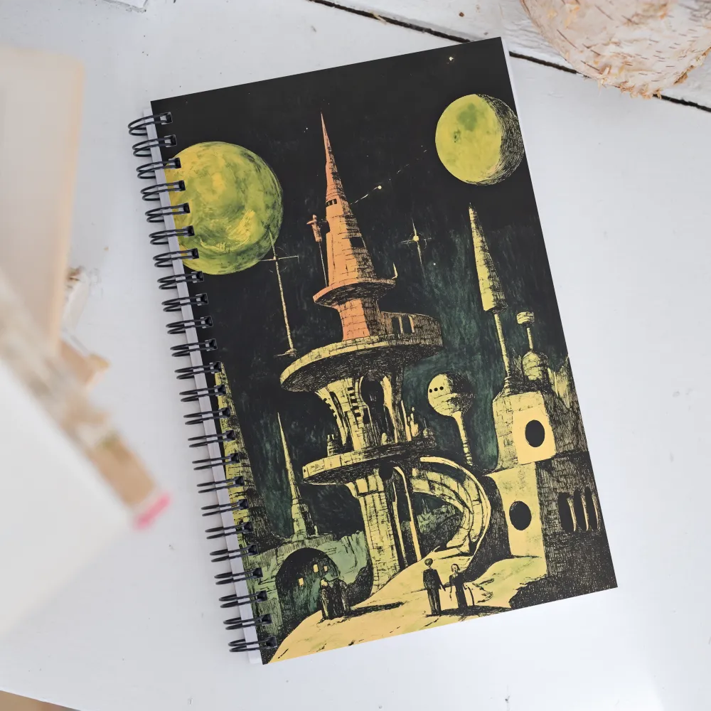 Futuristic Reverie | Spiral Notebook