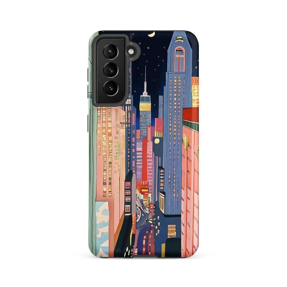 Urban Dreamscape: A Pop Art Night | Phone Case |  S21 FE | Tough Case | Matte