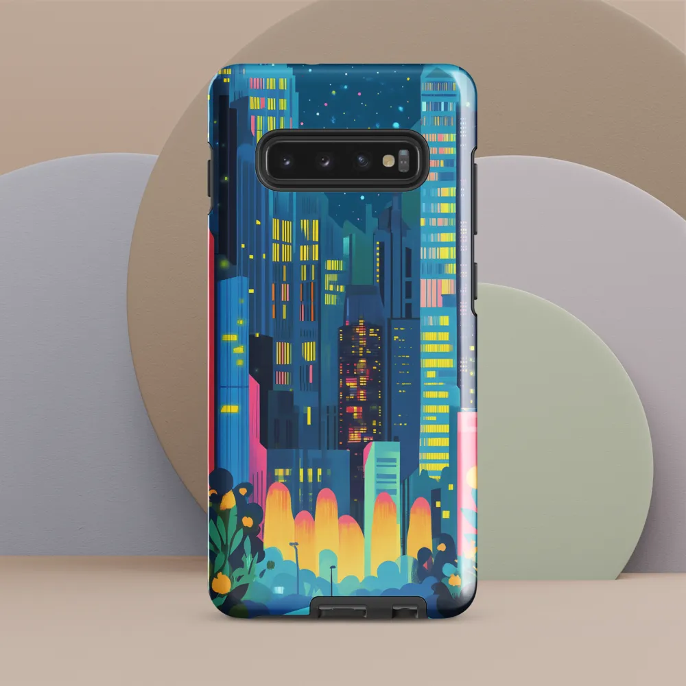 City of Dreams: A Multicolored Oasis | Phone Case |  S10 Plus | Tough Case | Glossy