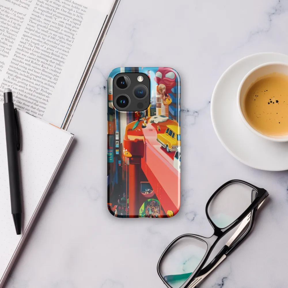 Urban Whimsy: A Colorful Cityscape