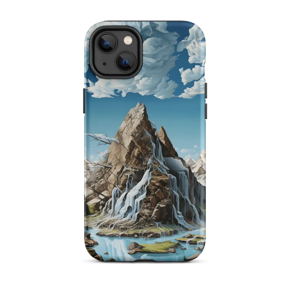 Majestic Cascade: A Mountain Masterpiece
