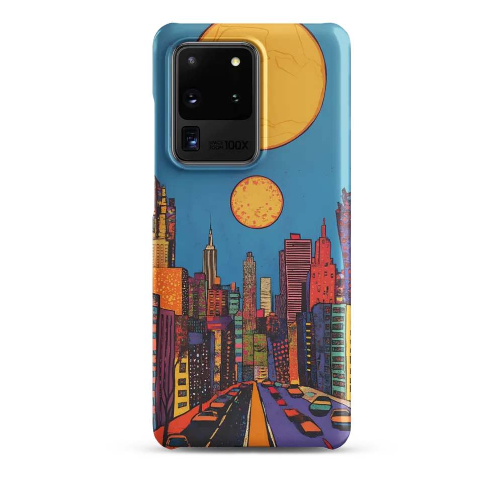 Urban Vibrance: A Pop Art Cityscape | Phone Case |  S20 Ultra | Snap Case | Matte