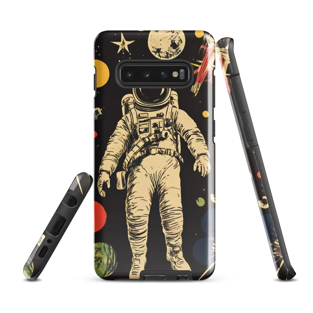 Cosmic Journey: An Astronaut's Perspective | Phone Case |  S10 Plus | Tough Case | Glossy