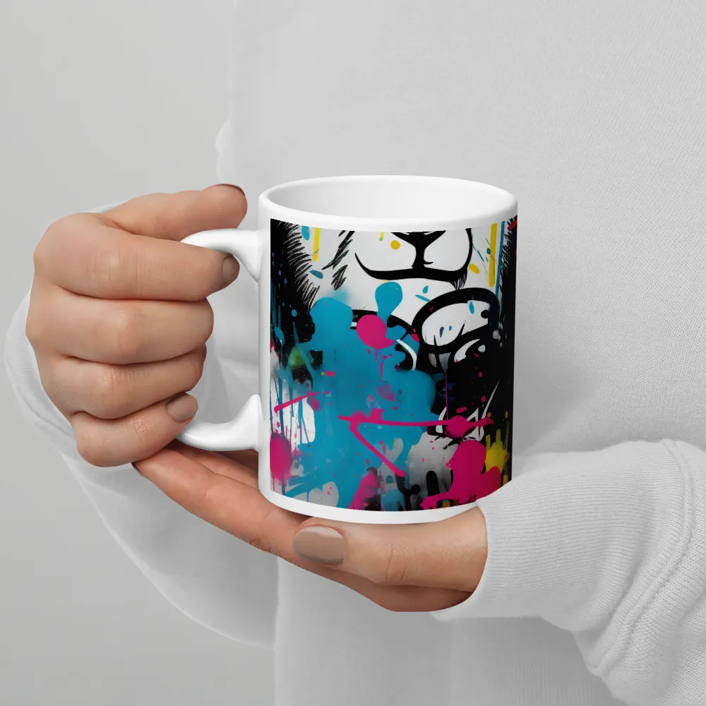 Urban Symphony: The Playful Panda | Mug with White inside | 11 oz