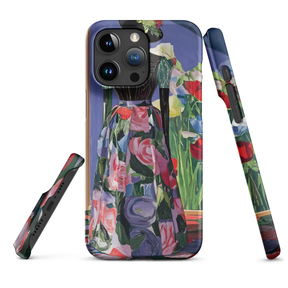 Floral Tapestry: Mannequin with Painterly Print