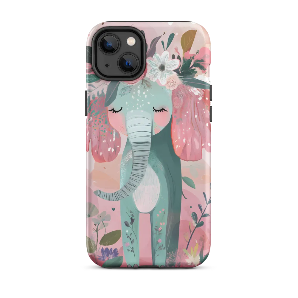 Whimsical Elephant in Bloom