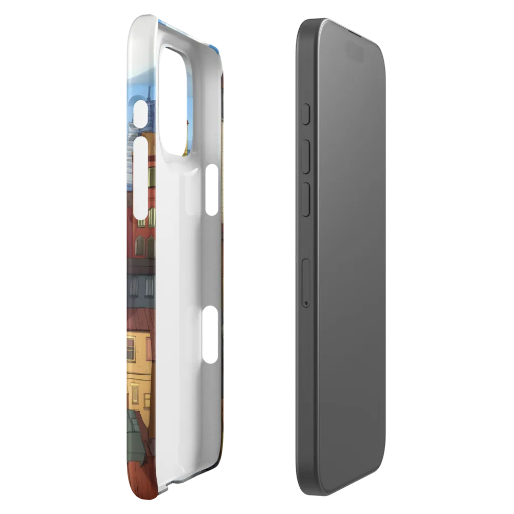 Urban Symphony: A Colorful Cityscape | Phone Case |  16 Pro Max | Snap Case | Matte