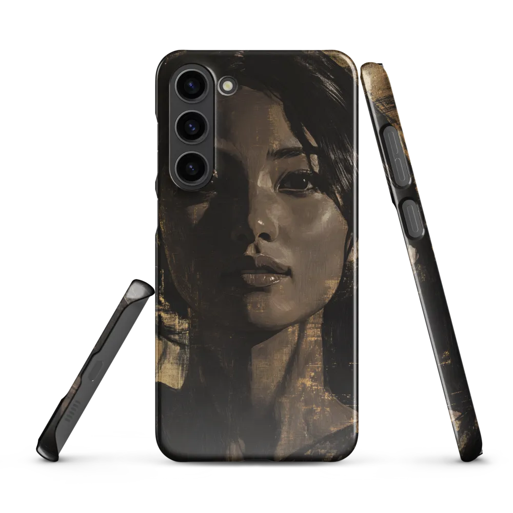 Golden Gaze: A Contemporary Portrait
