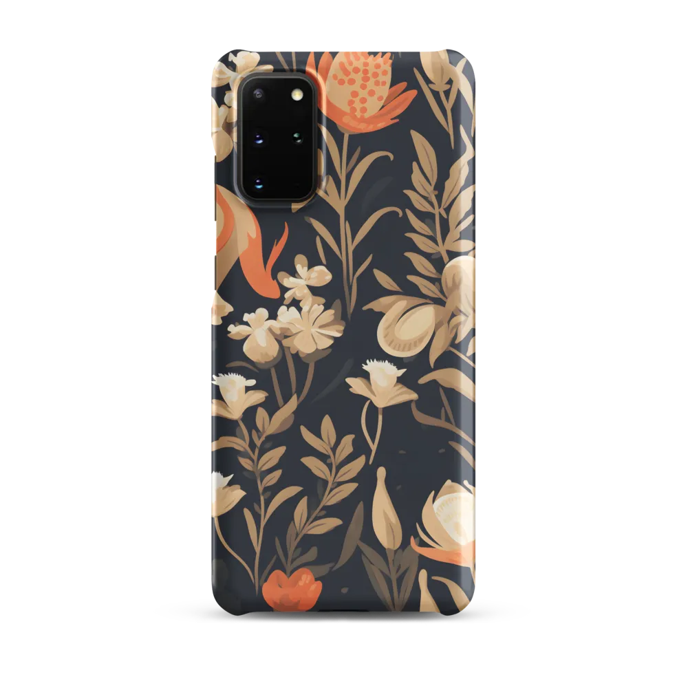 Floral Harmony: A Dance in the Dark