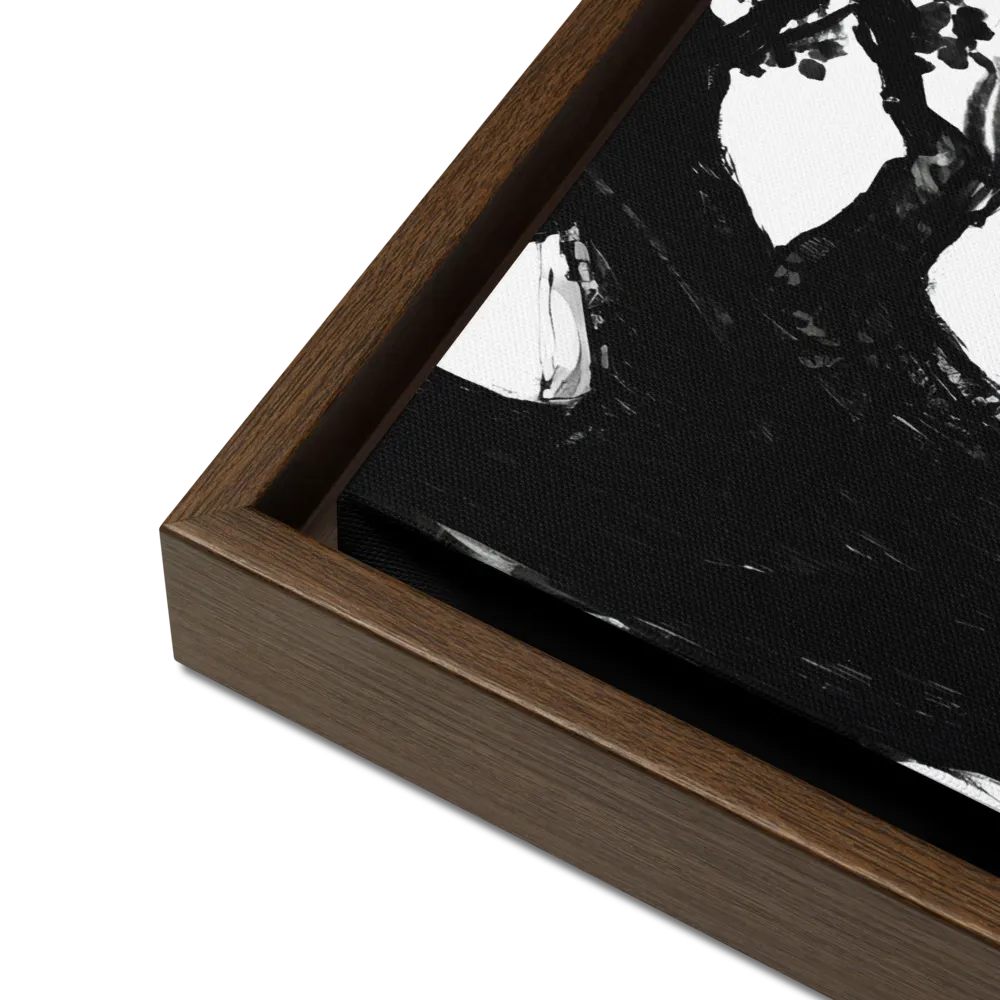Whispers of Nature | Canvas with Brown Frame | 16″×20″