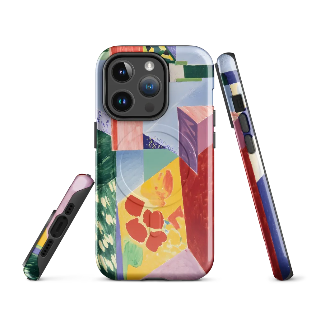 Interplay of Geometry and Color | Phone Case |  14 Pro | MagSafe® Tough Case | Glossy