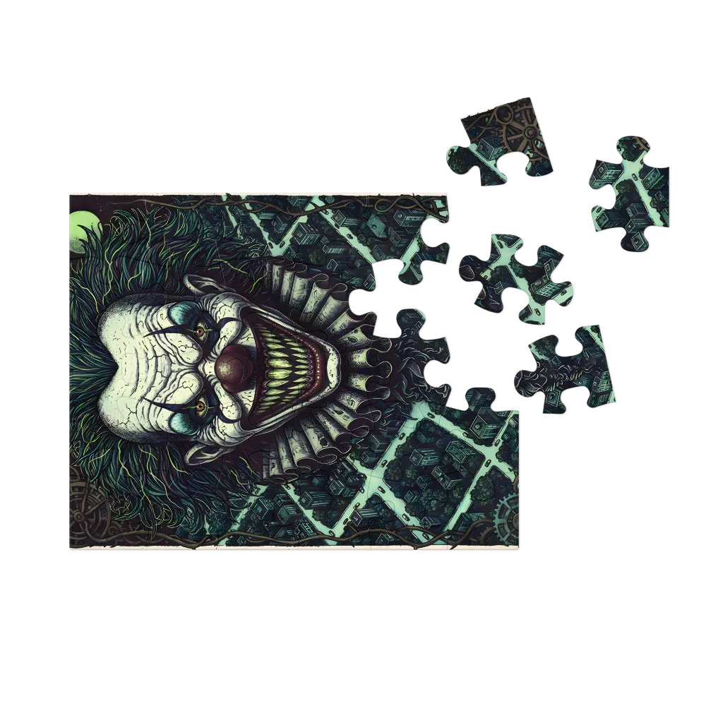 Nightmare Clown 
 Jigsaw Puzzle in Tin Box