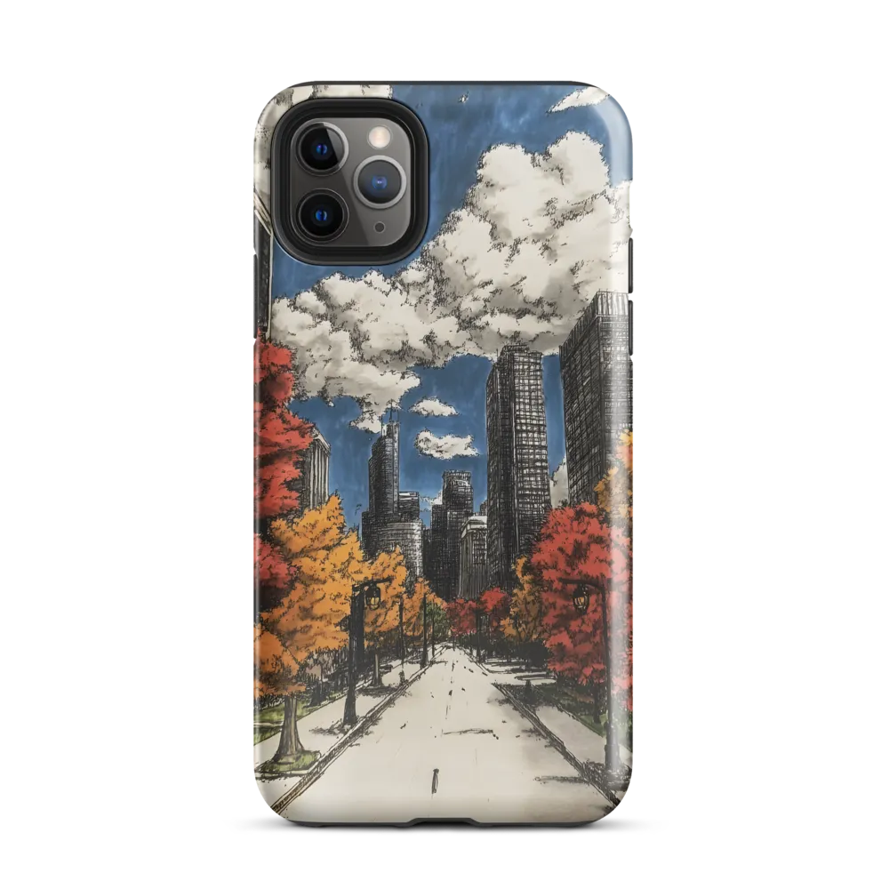 Autumn Serenity in the City | Phone Case |  11 Pro Max | Tough Case | Glossy