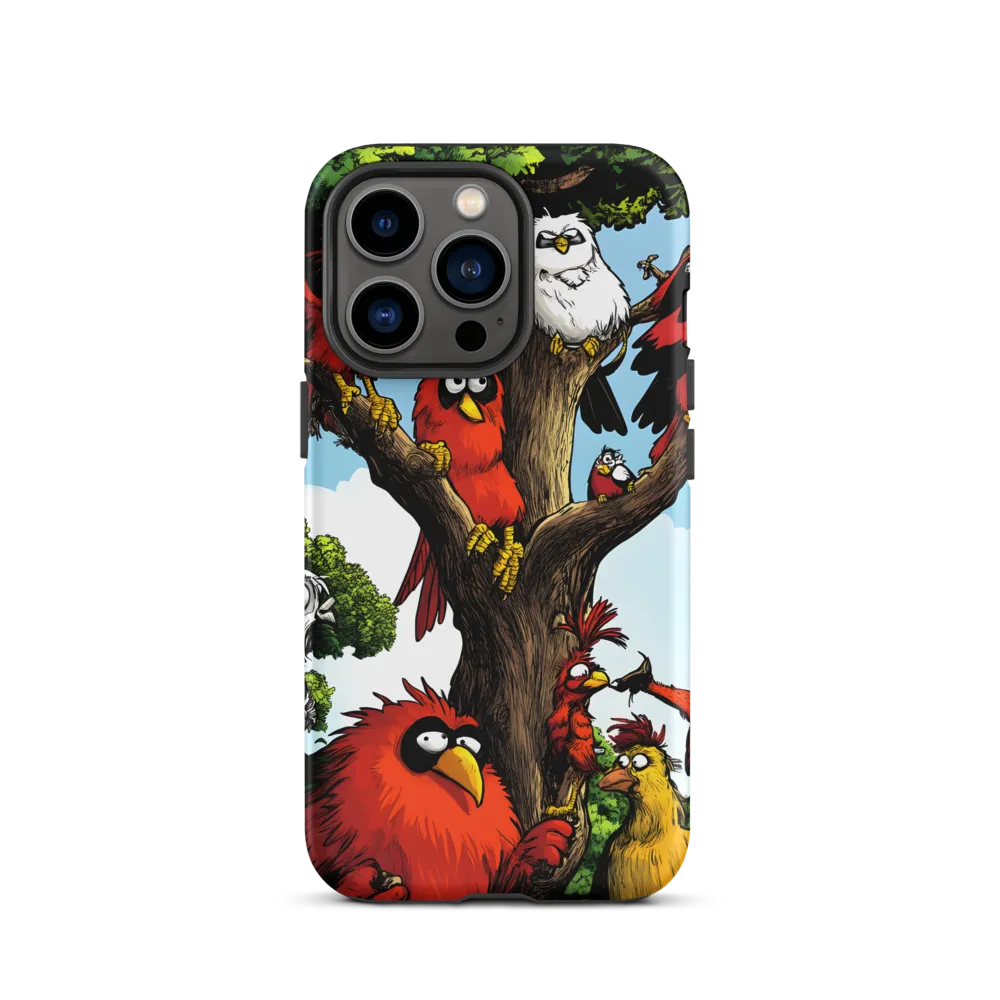 Whimsical Avian Gathering