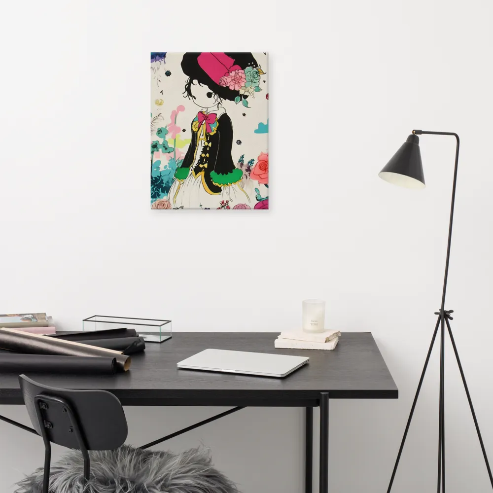 Whimsical Garden Reverie | Canvas | 18″×24″