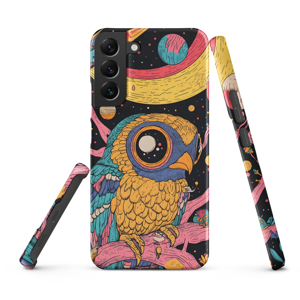 Whimsical Cosmic Owl | Phone Case |  S22 Plus | Snap Case | Matte