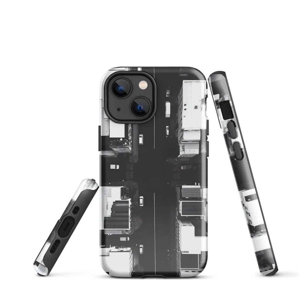 Urban Minimalism: Aerial Perspectives | Phone Case |  13 mini | Tough Case | Glossy