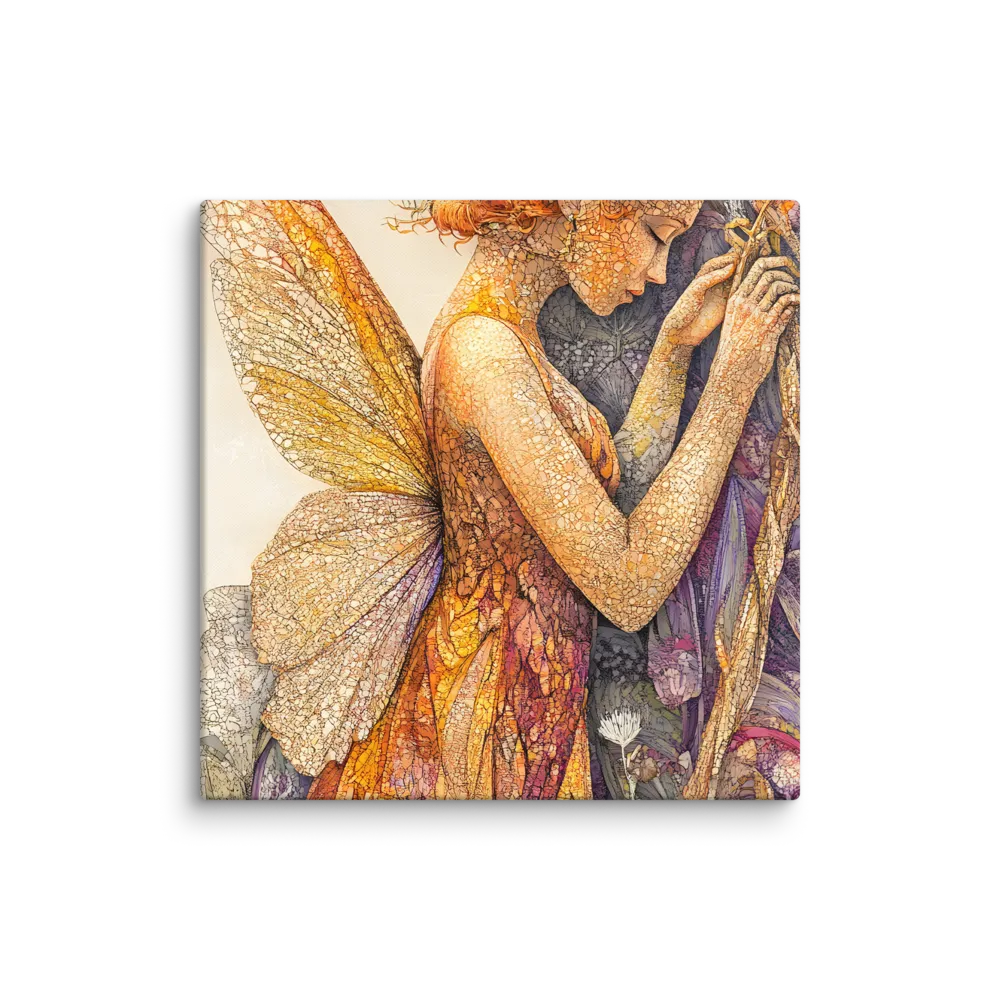 Whispers of the Frosted Meadow | Canvas | 30″×30″