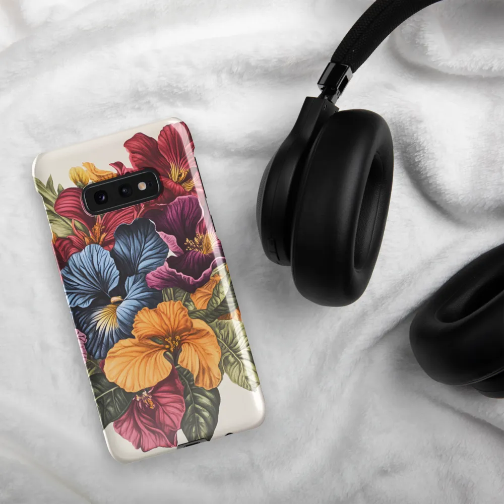Floral Symphony in Color | Phone Case |  S10e | Snap Case | Glossy