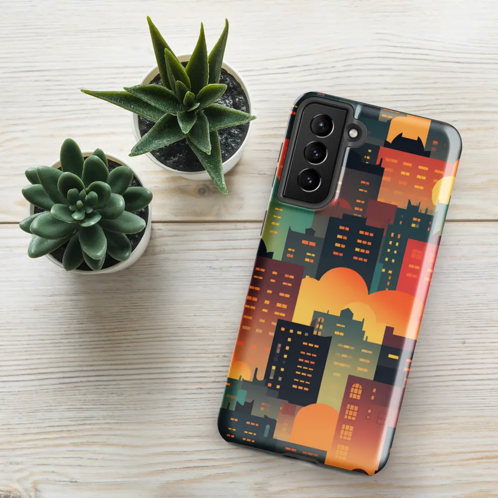 Twilight in the Concrete Jungle | Phone Case |  S21 Plus | Tough Case | Glossy