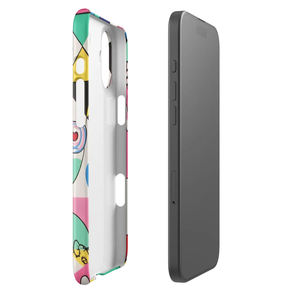 Dynamic Interplay of Shapes | Phone Case |  16 Plus | Snap Case | Glossy
