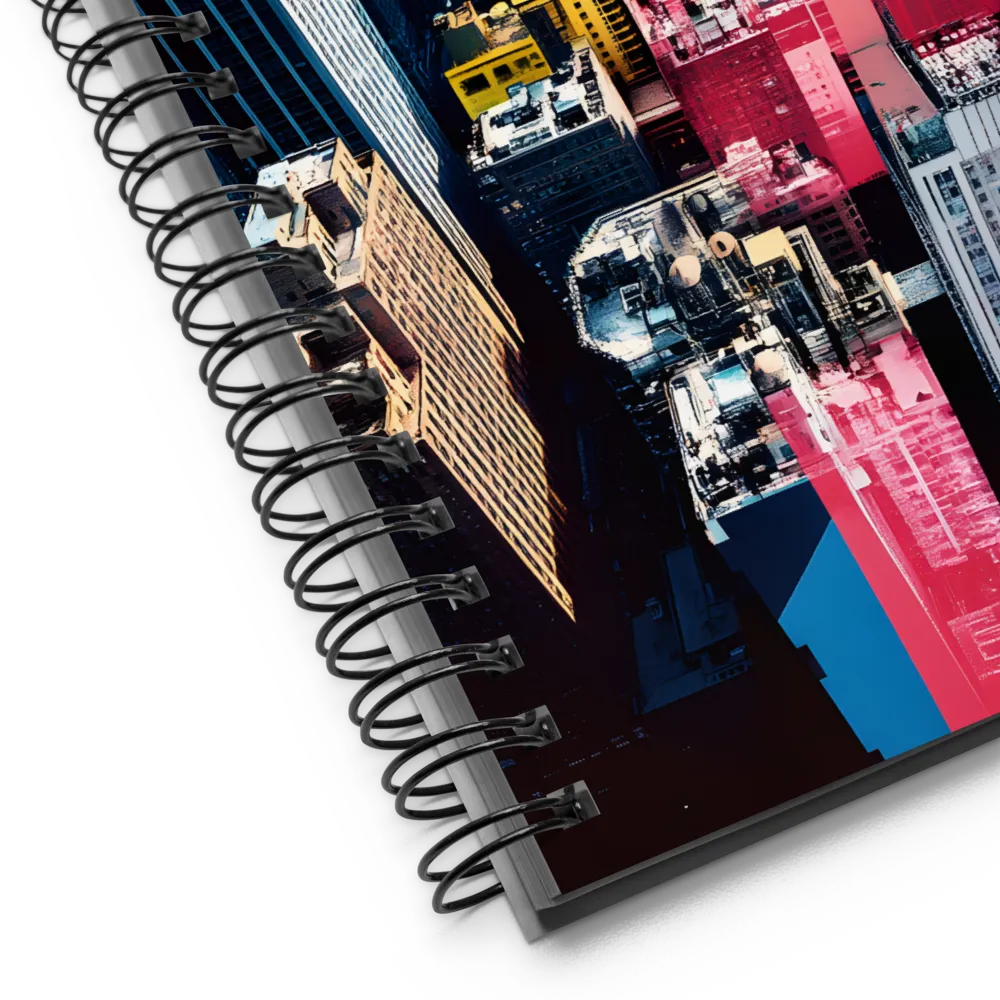 Dynamic Urban Symphony | Spiral Notebook