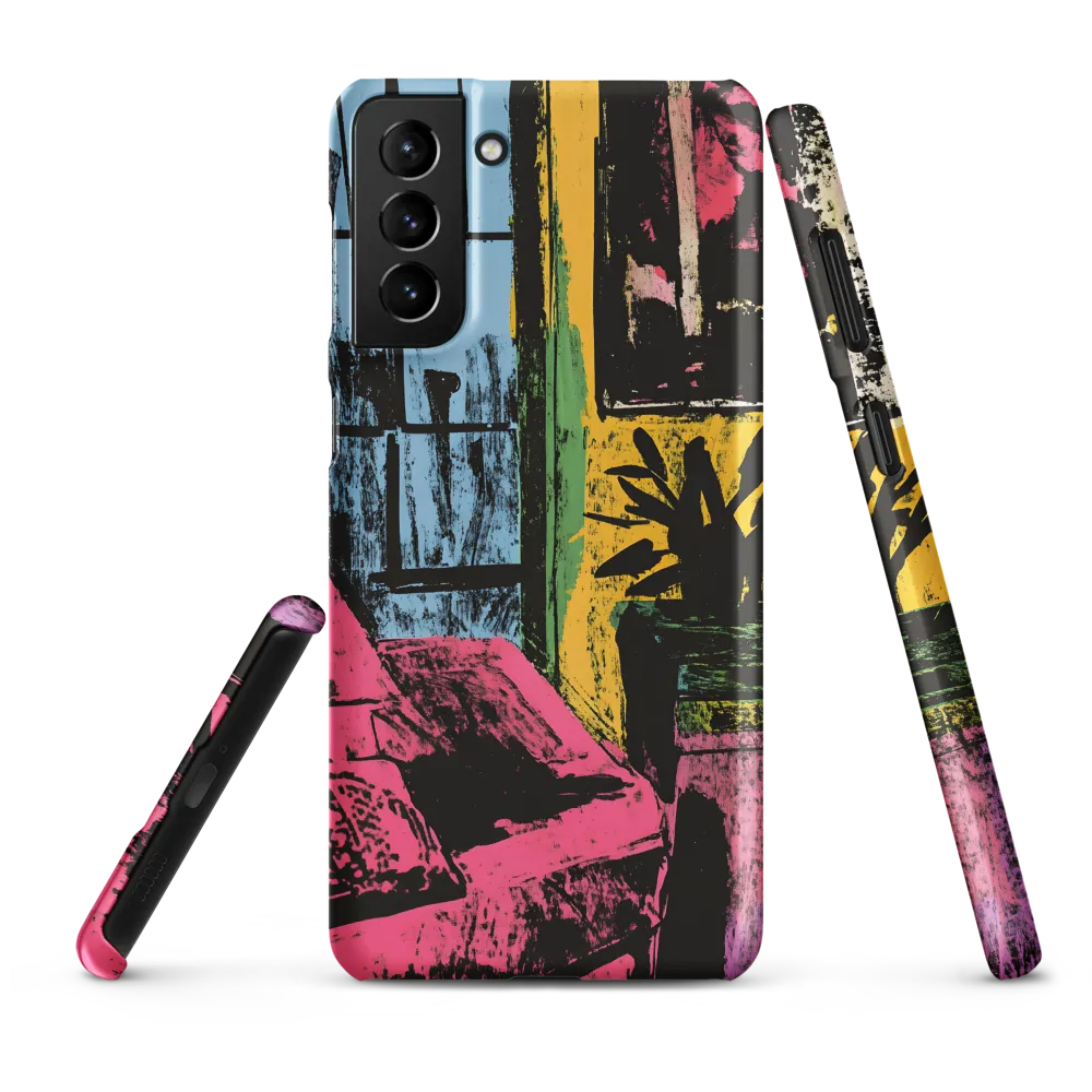 Vibrant Living: A Playful Interior | Phone Case |  S21 Plus | Snap Case | Matte