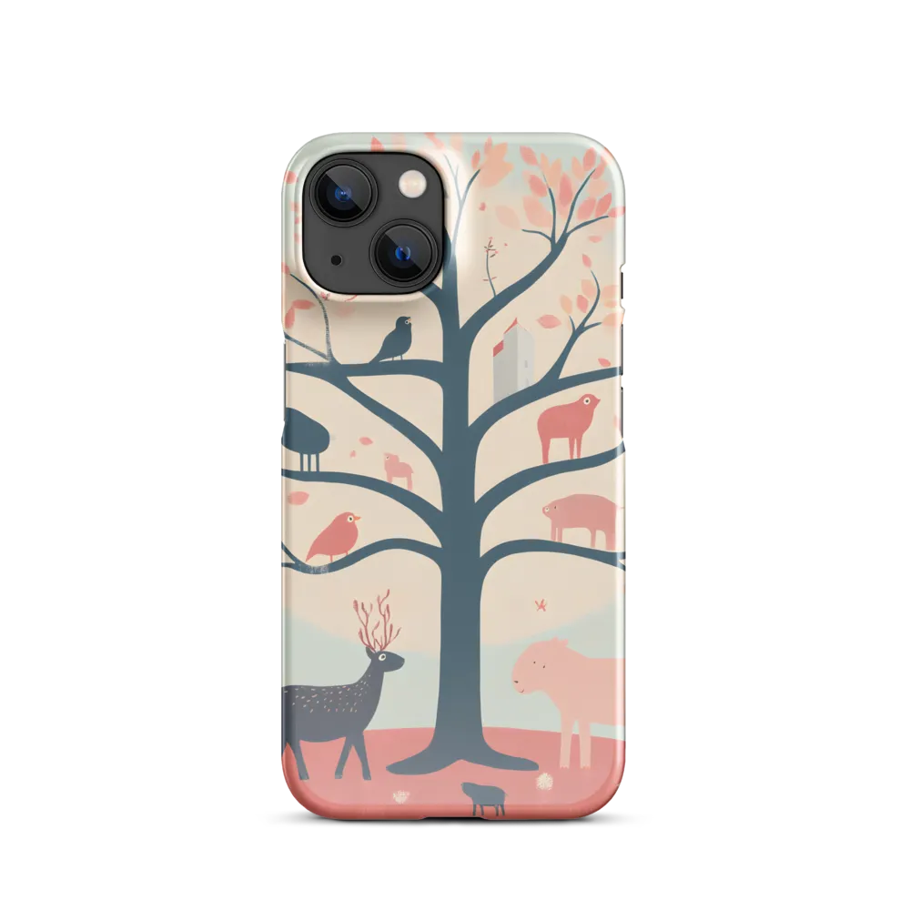 Whimsical Tree with Playful Creatures