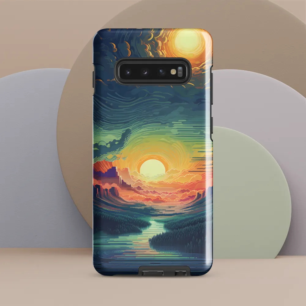 Elysium at Dusk | Phone Case |  S10 Plus | Tough Case | Glossy