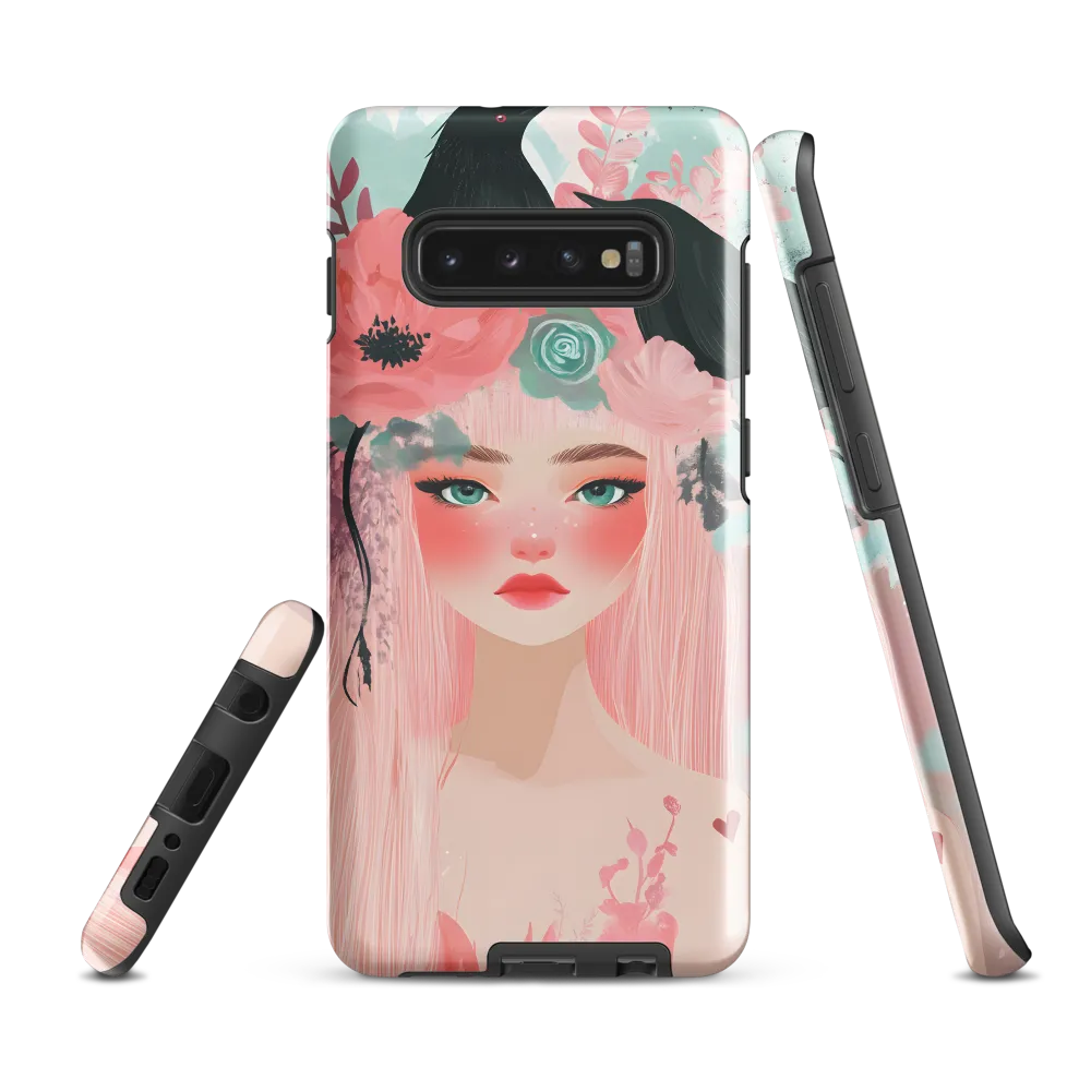 Whispers of Nature: A Serene Portrait | Phone Case |  S10 Plus | Tough Case | Glossy