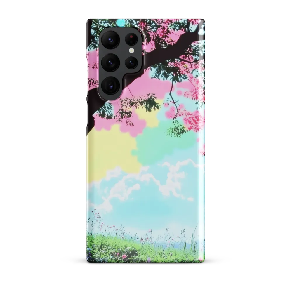 Pastel Dreams: A Surreal Tree Landscape