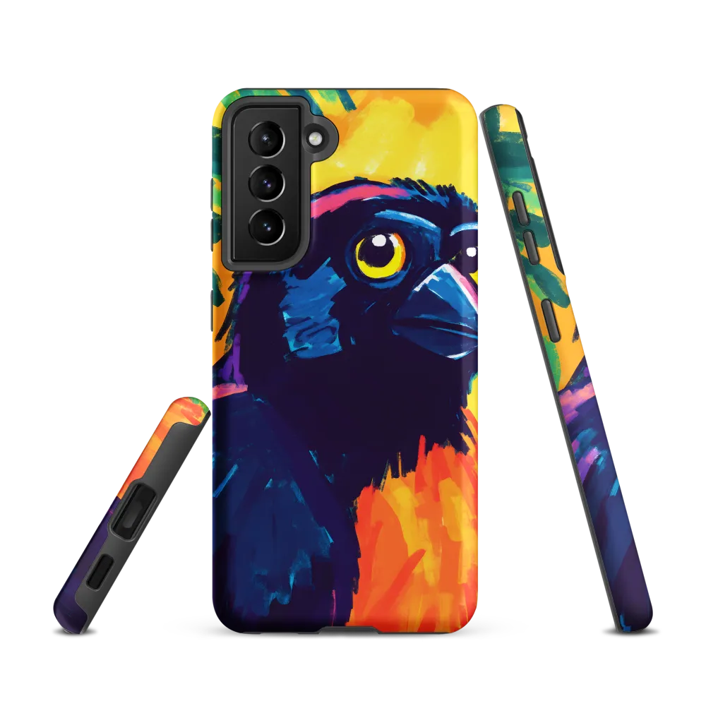 Vivid Avian Encounter