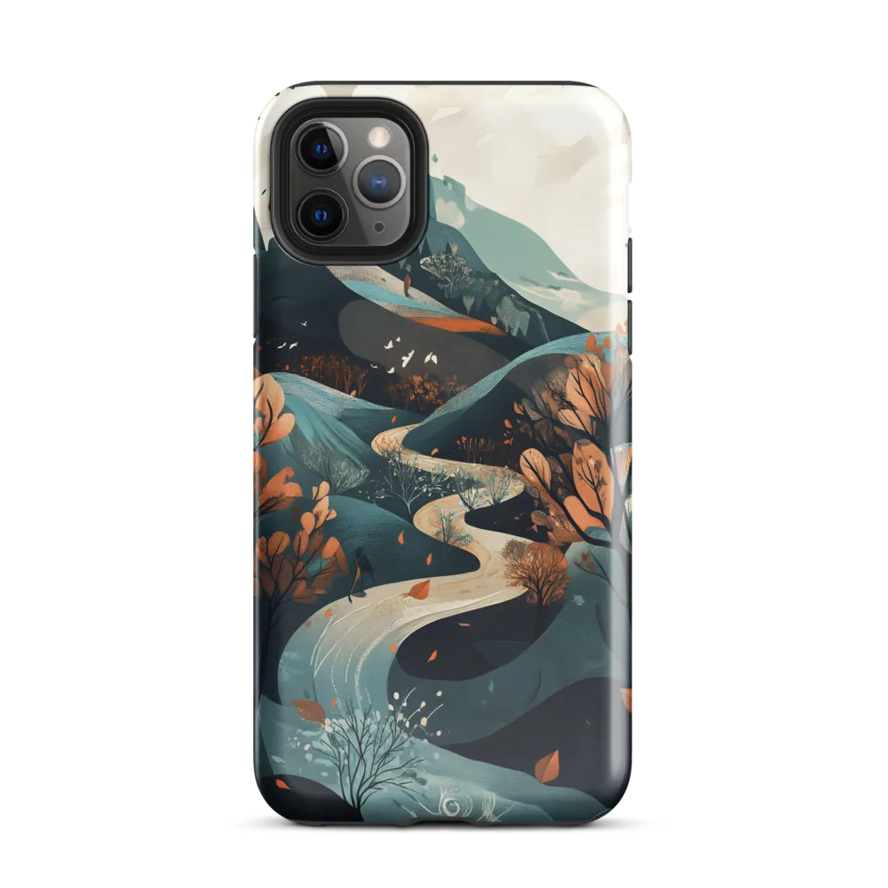 Whispers of Autumn: A Serene Journey | Phone Case |  11 Pro Max | Tough Case | Glossy