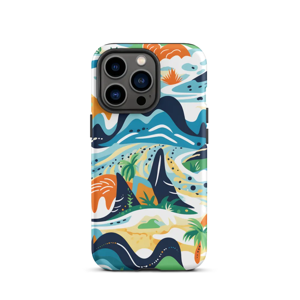 Abstract Tropical Landscape