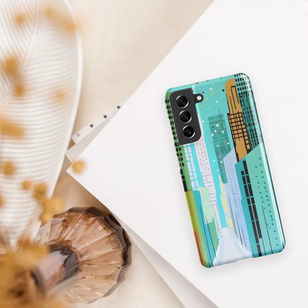 Urban Symphony in Turquoise
