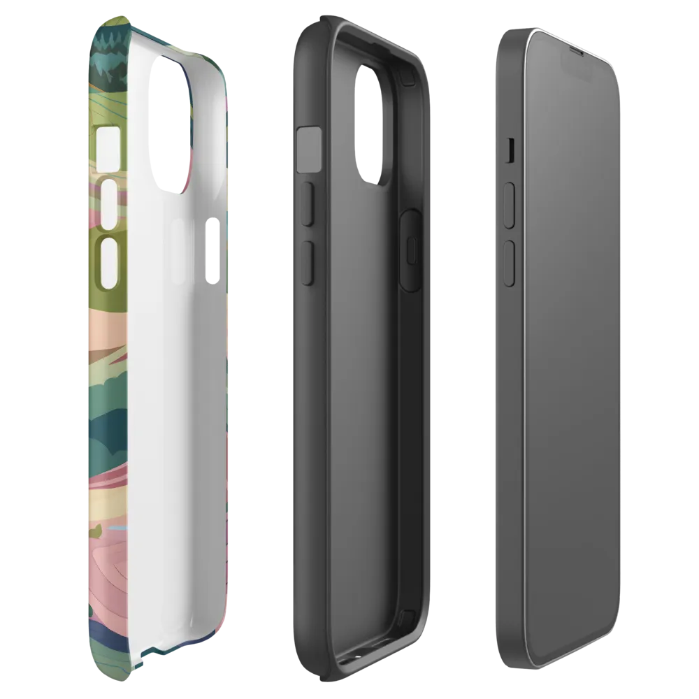 Harmonious Hills | Phone Case |  14 Plus | Tough Case | Matte