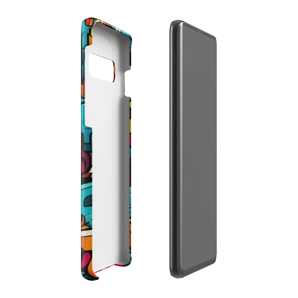 Urban Flow: A Graffiti Odyssey | Phone Case |  S10 Plus | Snap Case | Glossy