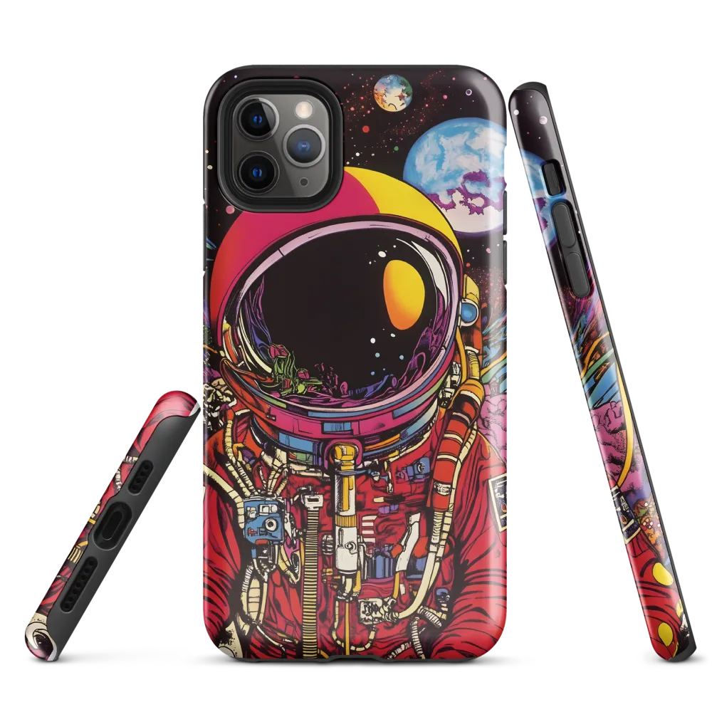 Cosmic Journey: An Astronaut's Exploration | Phone Case |  11 Pro Max | Tough Case | Glossy