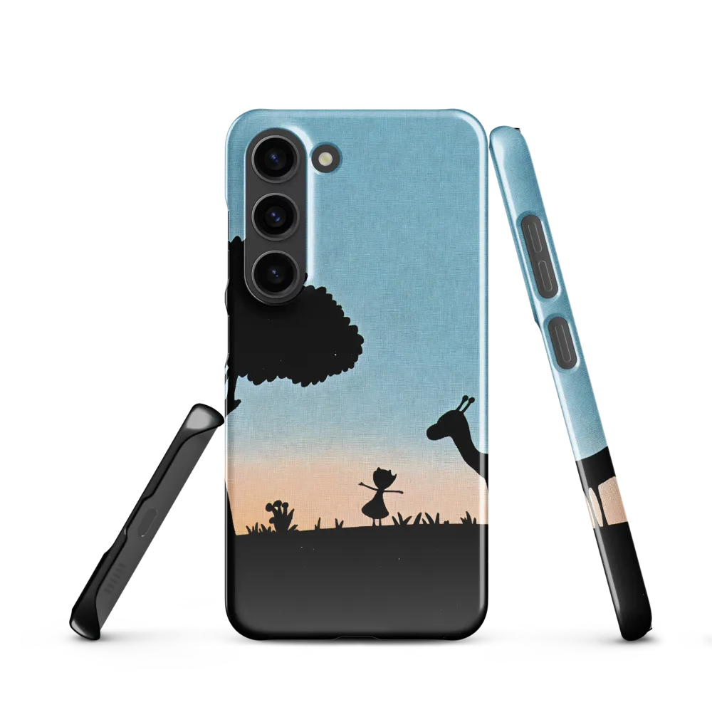 Curiosity in the Silhouette | Phone Case |  S23 | Snap Case | Glossy