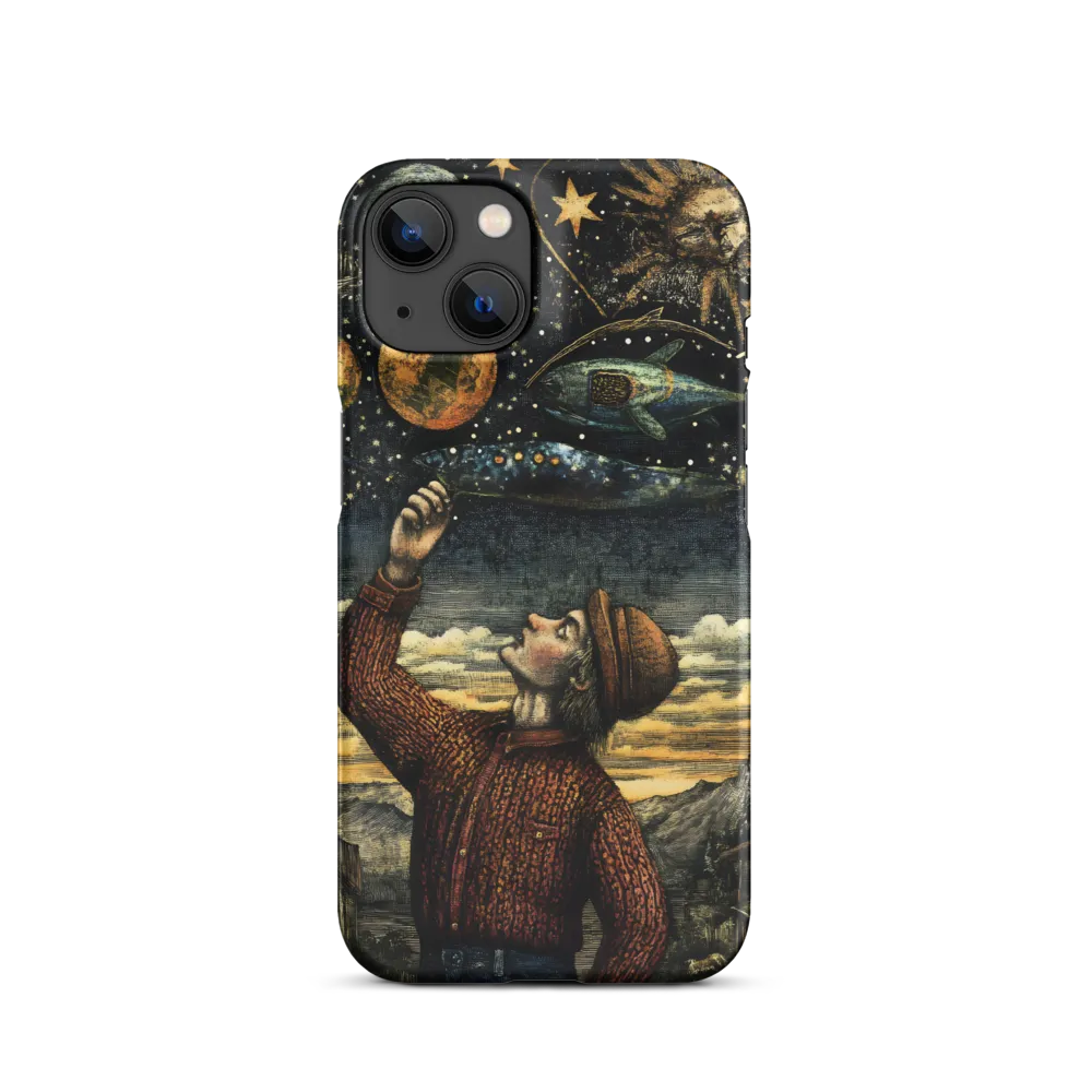 Cosmic Curiosity: A Journey Beyond Earth | Phone Case |  14 | Snap Case | Matte