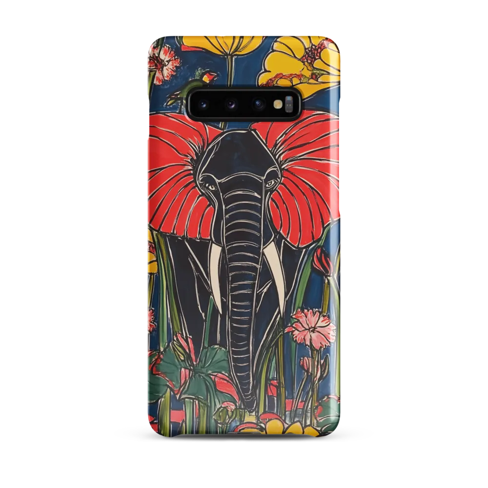 Elephant in Bloom | Phone Case |  S10 Plus | Snap Case | Glossy