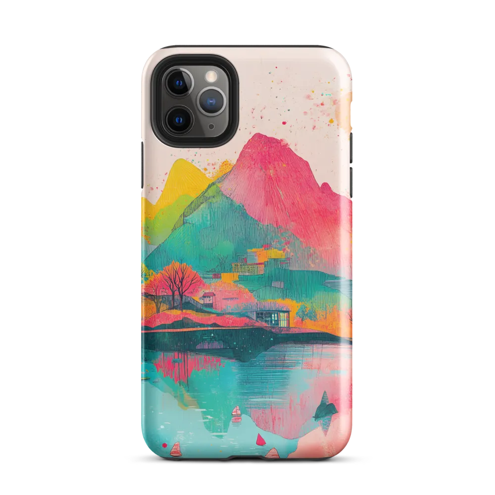 Vibrant Serenity: A Surreal Landscape | Phone Case |  11 Pro Max | Tough Case | Glossy