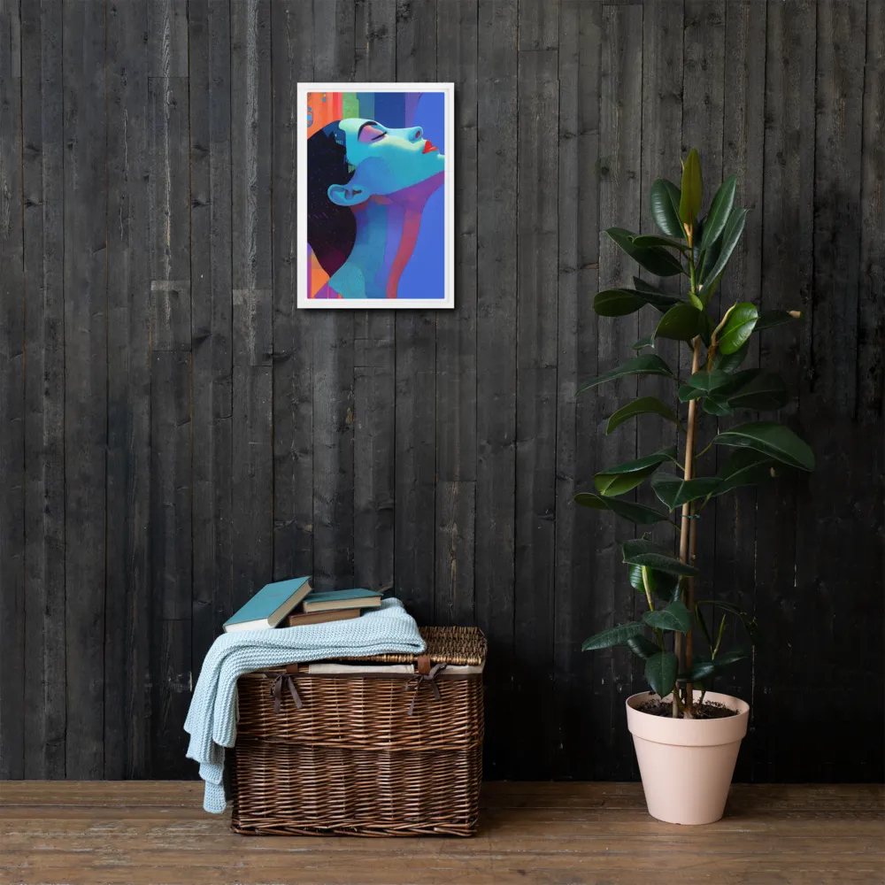 Ethereal Reverie | Canvas with White Frame | 12″×18″