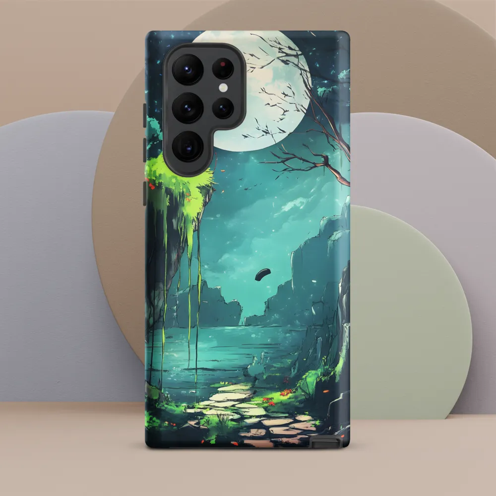 Moonlit Serenity: A Fantastical Landscape
