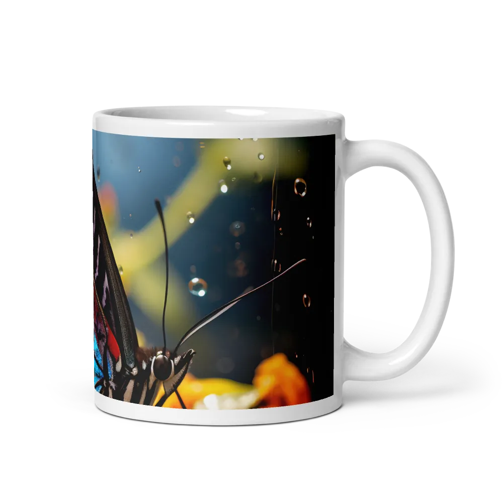 Dance of Colors: The Butterfly's Elegance | Mugs | Multiple Sizes & Colors