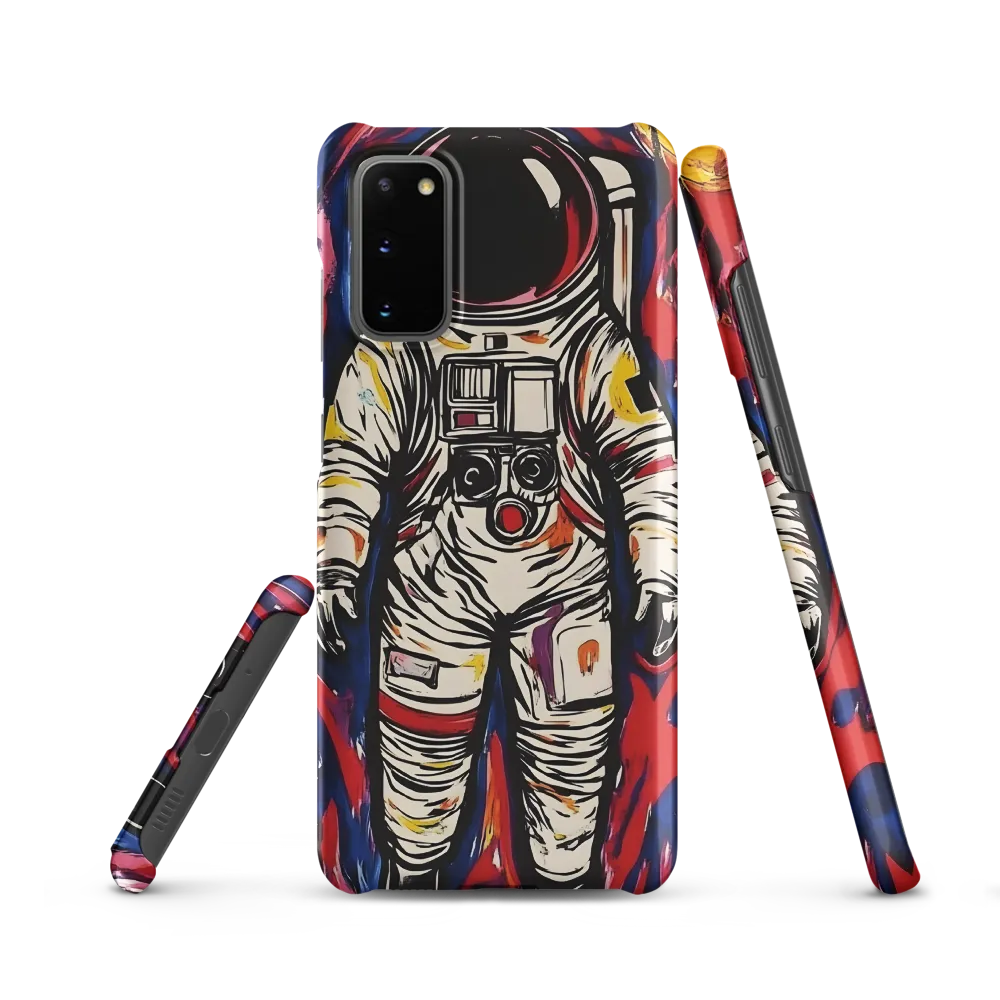 Astronaut in Chromatic Flux