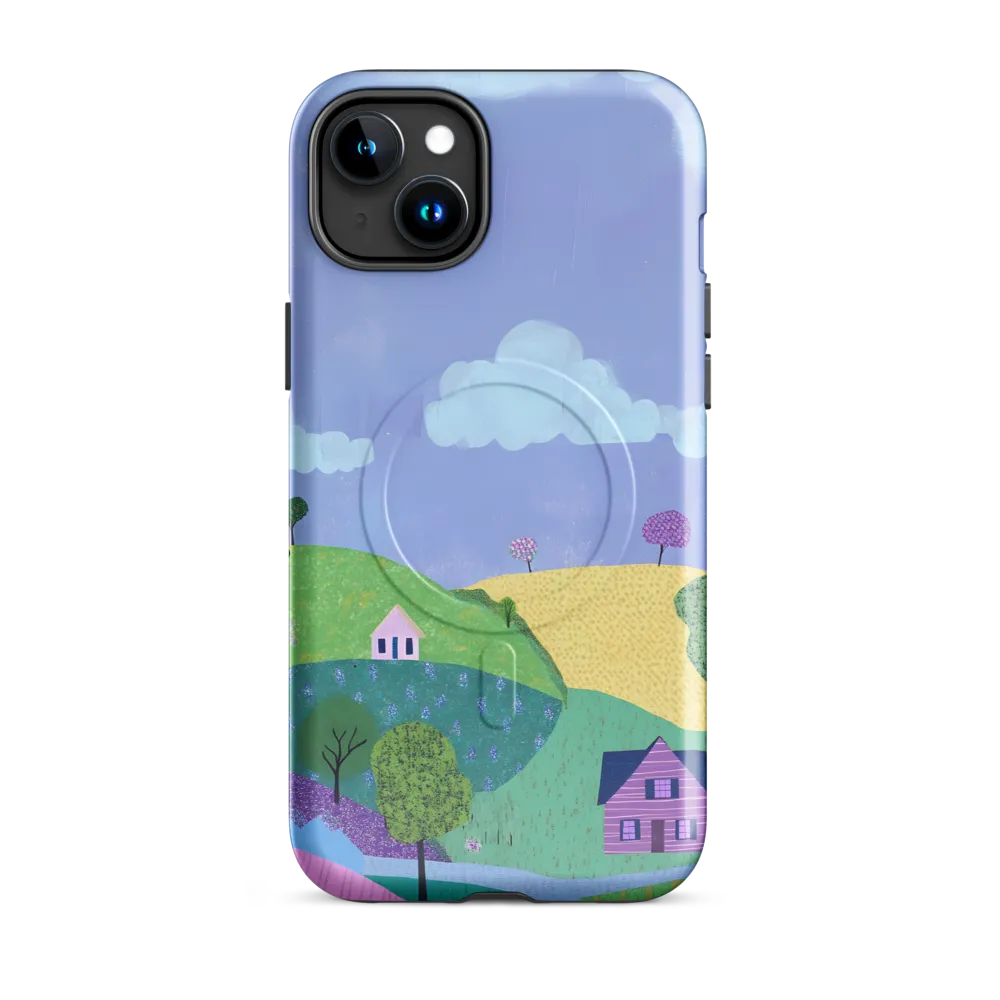 Whimsical Hills and Quaint Homes | Phone Case |  15 Plus | MagSafe® Tough Case | Glossy